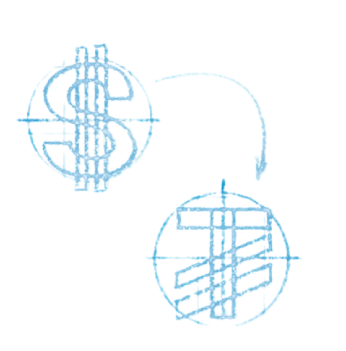 Dollar and Tugrik icons